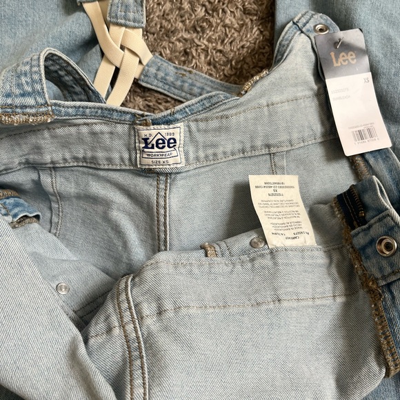 Lee Factory European Women's Denim Overalls - Picture 4 of 5